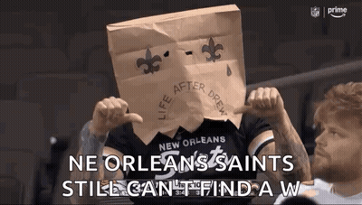 Man In Paper Bag At Football Game GIF
