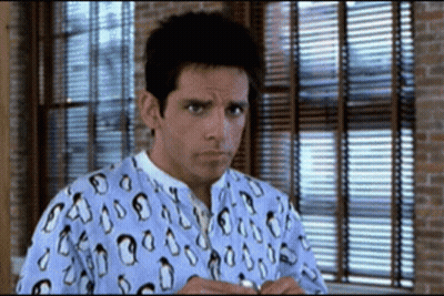 Man In Penguin Shirt Standing GIF