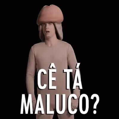 Man In Penis Costume Saying Ce Ta Maluco GIF