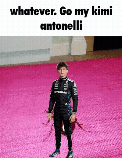 Man In Petronas Uniform On Pink Rug GIF