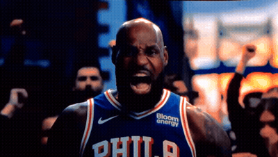 Man In Philadelphia Jersey Screaming GIF