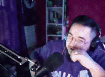 Man In Philadelphia Shirt With Headphones GIF