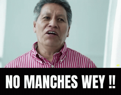 Man In Pink And White Striped Shirt Saying No Manches Wey GIF