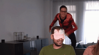 Man In Pink Eye Mask Saying Unicorn GIF