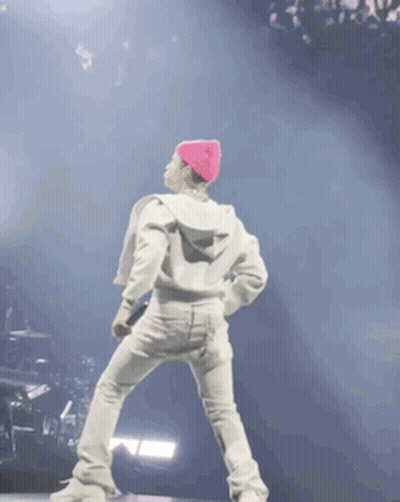 Man In Pink Hat Dancing GIF