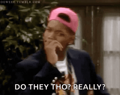 Man In Pink Hat Saying Do They Really GIF