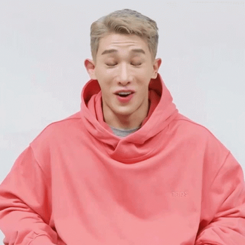 Man In Pink Hoodie With Naps GIF