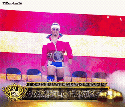 Man In Pink Jacket And Blue Shorts Next North American Champion GIF