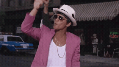 Man In Pink Jacket And White Hat Dancing In Front Of Pizza Hut GIF