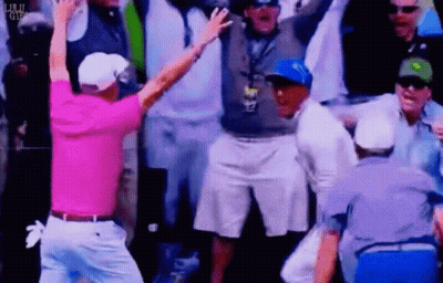 Man In Pink Shirt Dancing GIF