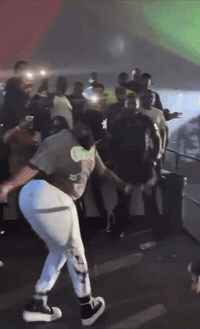 Man In Pink Shirt Dancing GIF