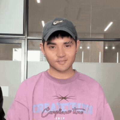 Man In Pink Shirt Saying Compliance Time GIF