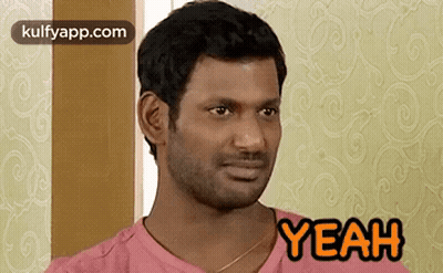 Man In Pink Shirt Saying Yeah GIF