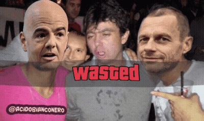 Man In Pink Shirt Wasted GIF