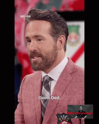 Man In Pink Suit Saying Good God GIF
