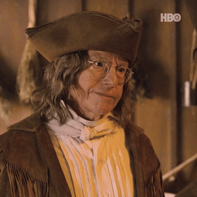 Man In Pirate Hat And Fringed Jacket HBO GIF