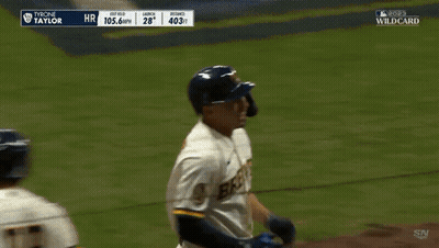 Man In Pirates Jersey Holding Yellow Towel GIF
