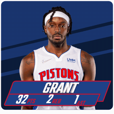 Man In Pistons Jersey And Headband GIF