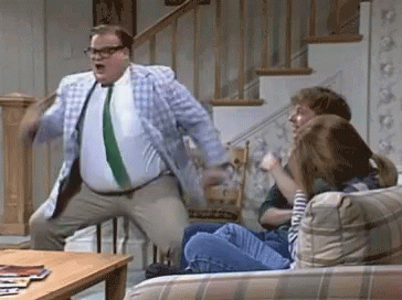 Man In Plaid Jacket Dancing GIF
