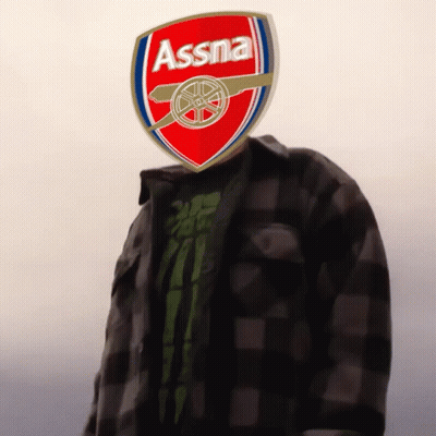 Man In Plaid Jacket With Assna Logo Face GIF