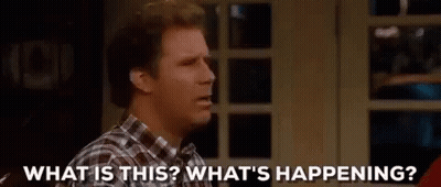 Man In Plaid Shirt Asking What Is This What's Happening GIF