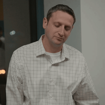 Man In Plaid Shirt Clapping Hands GIF