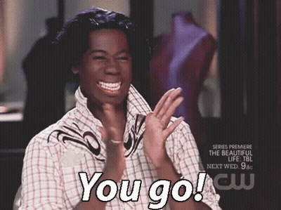 Man In Plaid Shirt Clapping Saying You Go GIF
