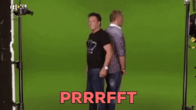 Man In Plaid Shirt Dancing With Prrrfft GIF