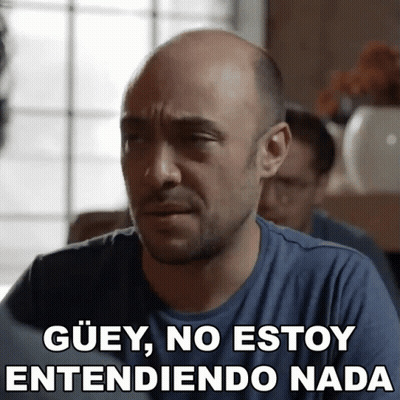Man In Plaid Shirt Holding Pool Cue Saying Perdon Guey GIF