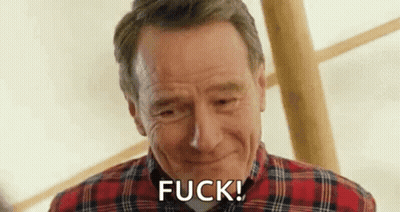 Man In Plaid Shirt Laughing And Saying Fuck GIF
