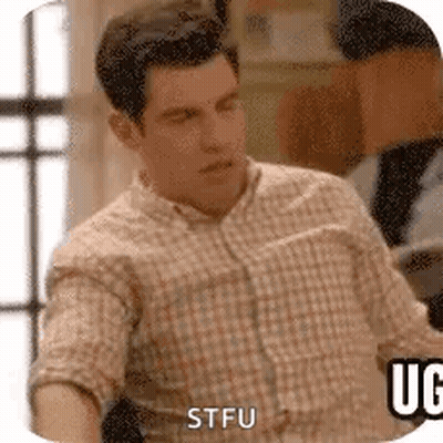 Man In Plaid Shirt Making Face GIF