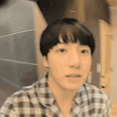 Man In Plaid Shirt Making Funny Face GIF