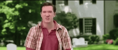 Man In Plaid Shirt Making Funny Face GIF