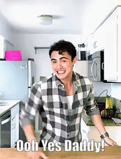 Man In Plaid Shirt Ooh Yes Daddy GIF