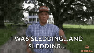 Man In Plaid Shirt Running In Park GIF