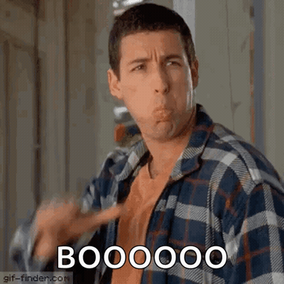 Man In Plaid Shirt Saying Booo GIF