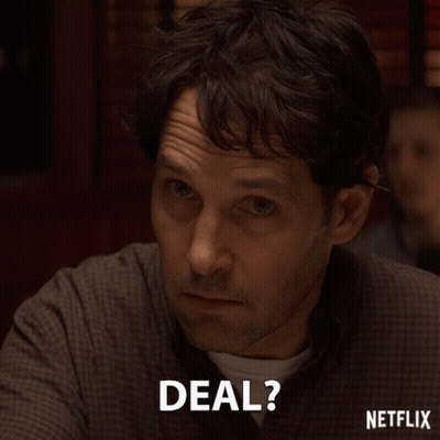 Man In Plaid Shirt Saying Deal GIF
