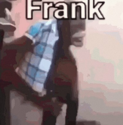 Man In Plaid Shirt Saying Frank GIF