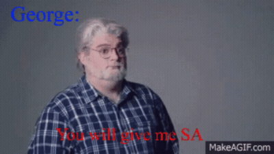 Man In Plaid Shirt Saying George GIF