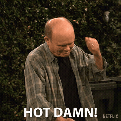 Man In Plaid Shirt Saying Hot Damn Netflix GIF