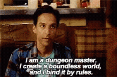 Man In Plaid Shirt Saying I Am A Dungeon Master GIF
