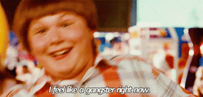 Man In Plaid Shirt Saying I Feel Like A Gangster Right Now GIF