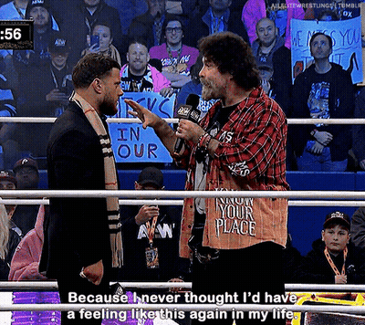 Man In Plaid Shirt Saying In Your Place Talking To Another Man GIF