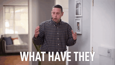 Man In Plaid Shirt Saying What Have They GIF