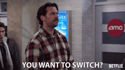 Man In Plaid Shirt Saying You Want To Switch Netflix GIF