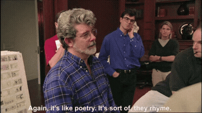 Man In Plaid Shirt Says Again It's Like Poetry GIF