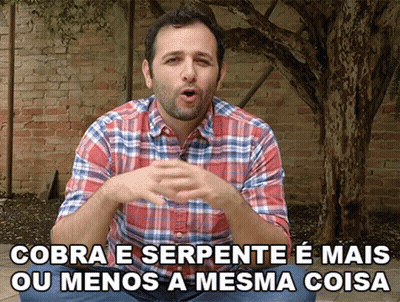 Man In Plaid Shirt Says Cobra E Serpente E Mais GIF