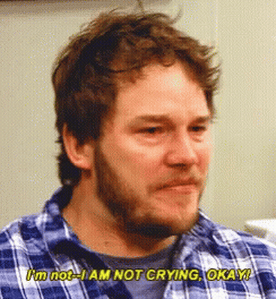 Man In Plaid Shirt Says I Am Not Crying Okay GIF