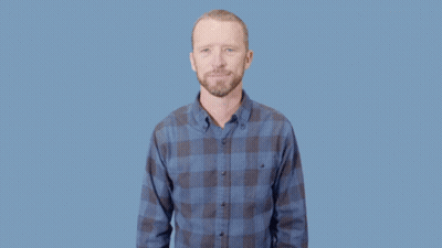 Man In Plaid Shirt Says I Quit Arms Outstretched GIF