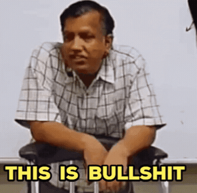 Man In Plaid Shirt Says This Is Bullshit GIF